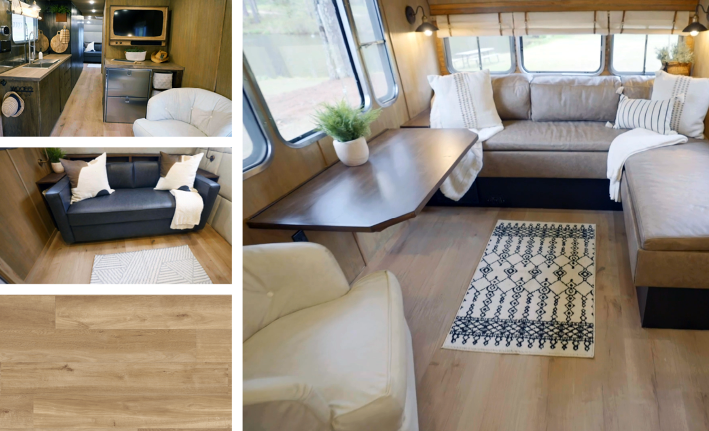 French Oak SCB85 in a transformed trailer