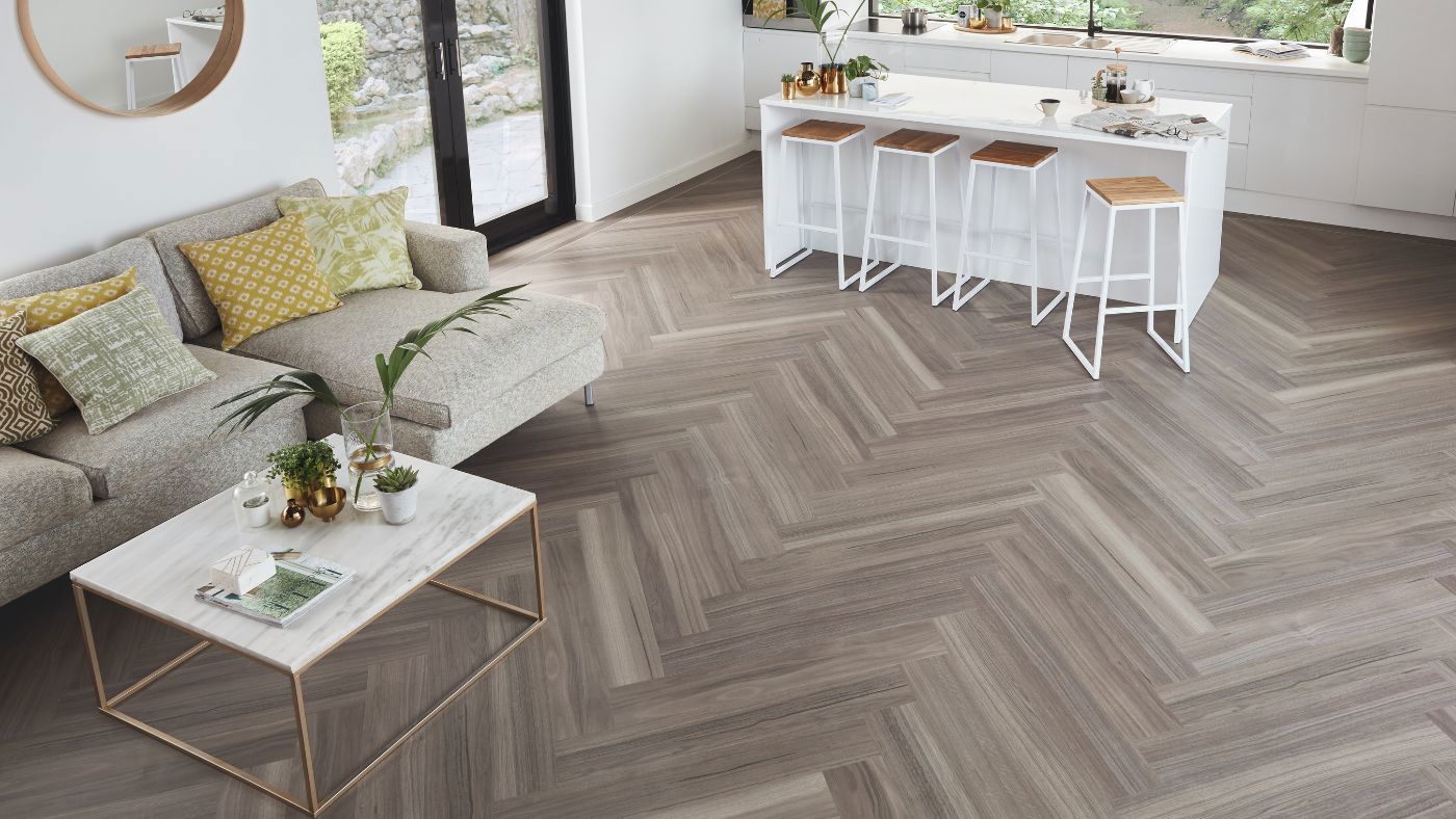 Stylish and functional – open plan with luxury flooring.